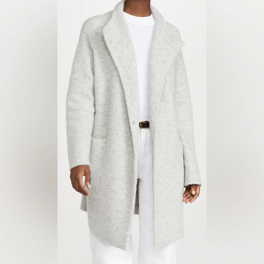 Vince clean edge cardigan coat size medium merino wool - Picture 6 of 13